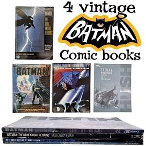 4 DC comics Vintage BATMAN comic books. 1st printings